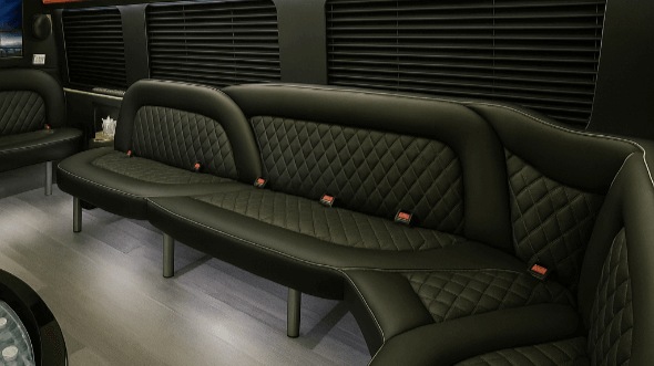 Interior of Eldersburg Party Bus Company's 18 Passenger Party Bus in Eldersburg