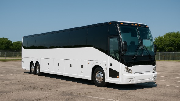 Exterior of Gaithersburg Party Bus Company's 50 Passenger Party Bus in Gaithersburg