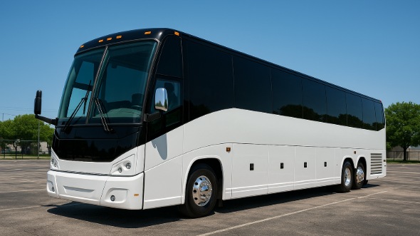 Exterior of Maryland Party Bus Company's ADA Charter Bus in Maryland