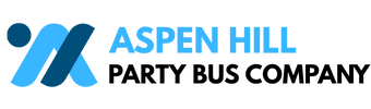 aspen hill party bus company logo