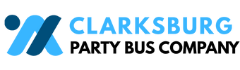 clarksburg party bus company logo