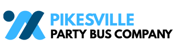pikesville party bus company logo
